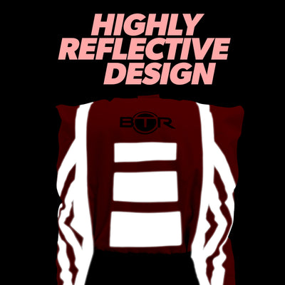 BTR High Visibility Reflective Waterproof Backpack Rucksack Rain Cover