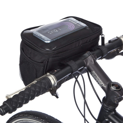 BTR Handlebar Bike Bag & LED Lights Cycling Bundle