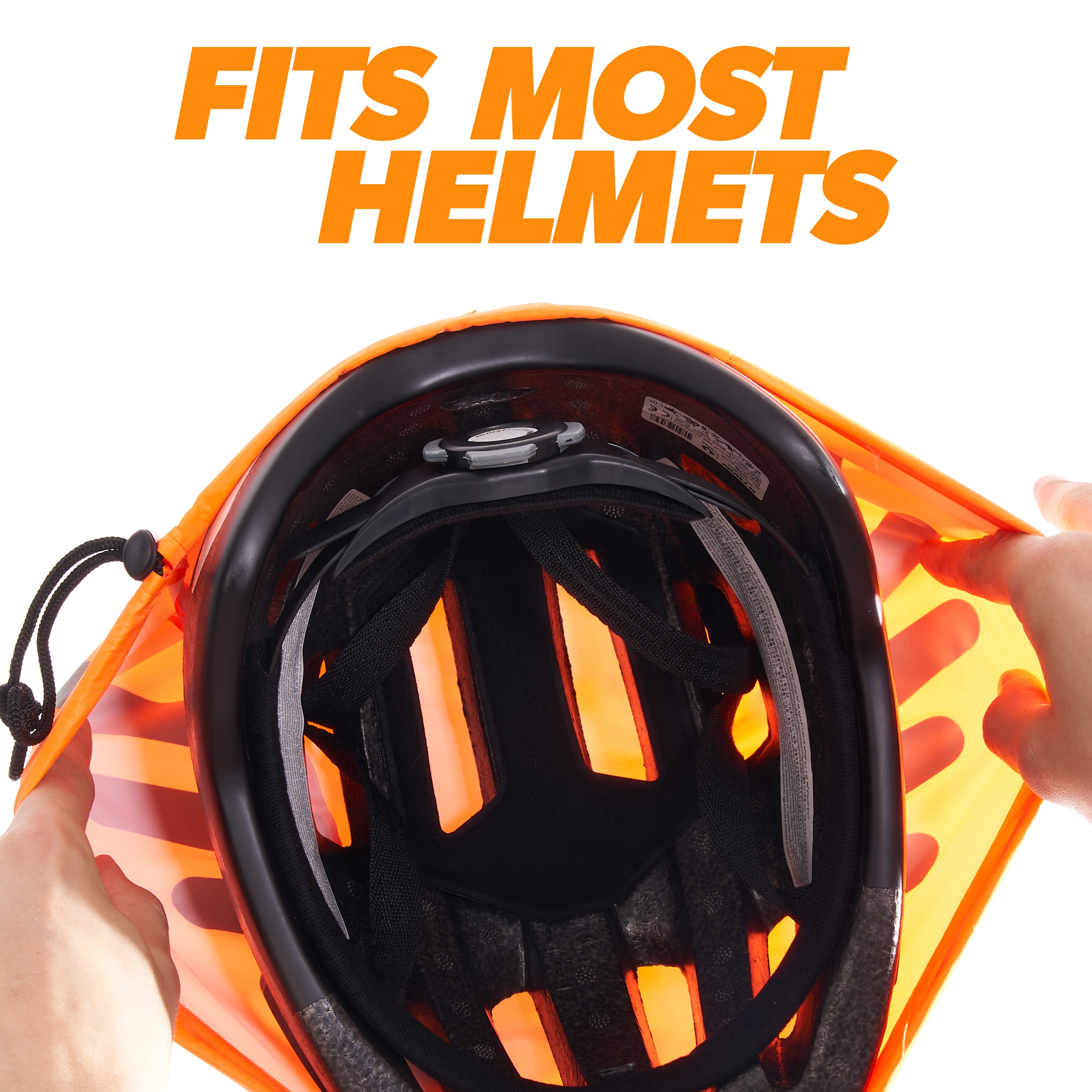 BTR Waterproof Cycling Helmet Cover | Hi Vis | 7 Colours