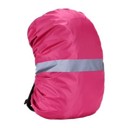 BTR pink & reflective trim waterproof backpack cover with reflective strip
