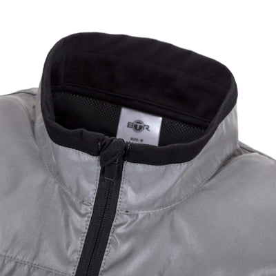 BTR Reflective Cycling & Running Gilet & Vest 3-Pockets, 2 Side & 1 Rear Pockets (SECONDS)