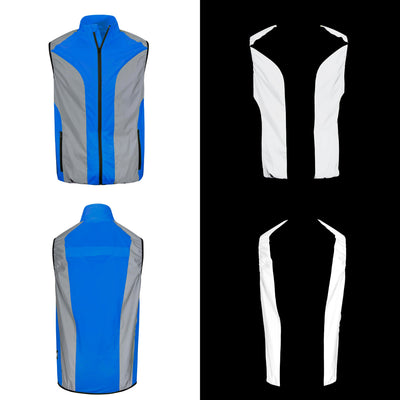BTR Reflective High Visibility Running & Cycling Vest, Gilet.