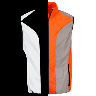 BTR Reflective High Visibility Running & Cycling Vest, Gilet.