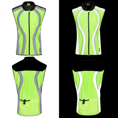 BTR High Visibility & Reflective Cycling, Running, Riding Gilet. Seconds