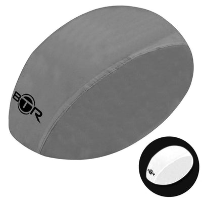 Waterproof high vis reflective silver bicycle helmet cover