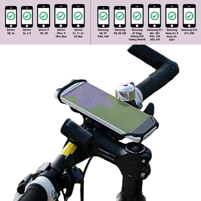 Sports bike 2024 phone holder