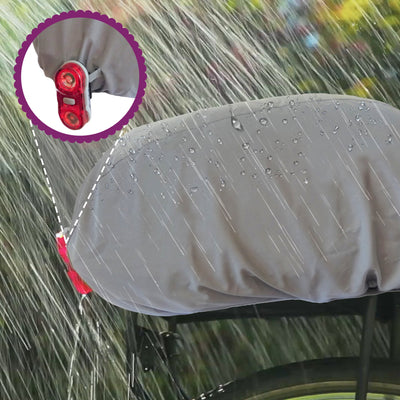 BTR High Visibility Reflective Rear Rack Bicycle Bag Cover