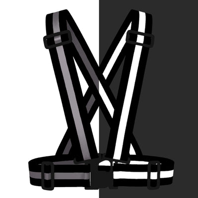 High Visibility Reflective Vest, Sash, for Running & Cycling