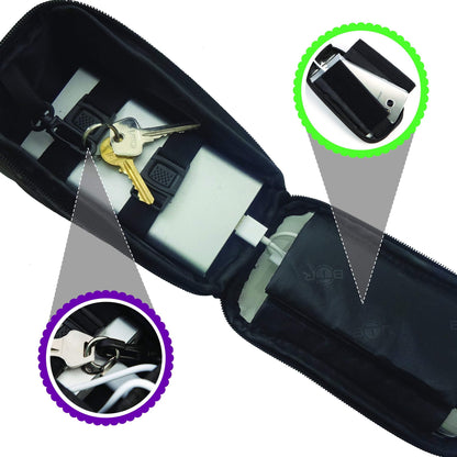 BTR Bike Handlebar Bag with Phone Holder with Sun Visor