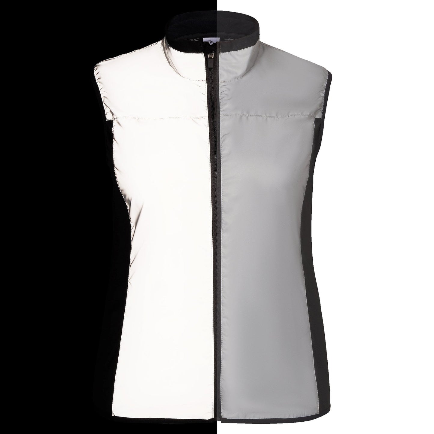 BTR Womens Reflective Cycling & Running High Vis Gilet, Vest (Classic)