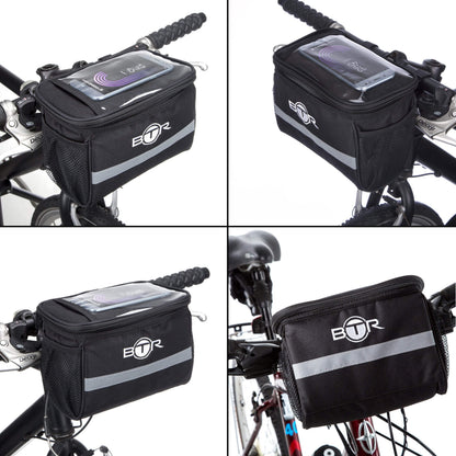 BTR Handlebar Bicycle Bag With Bike Mobile Phone Holder