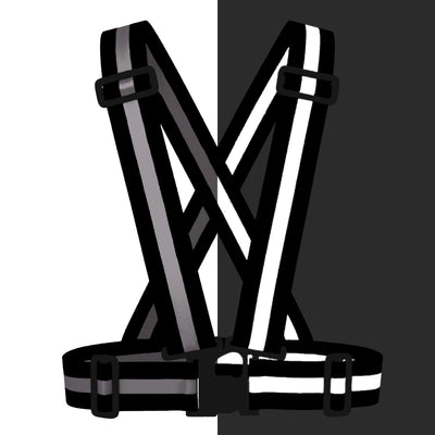 BTR Cycling & Running High Vis Reflective Fluorescent Vests, Sashes