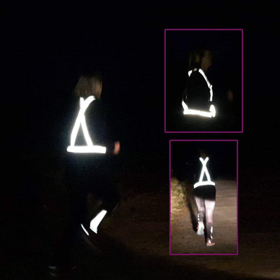 High Visibility Reflective Vest, Sash, for Running & Cycling