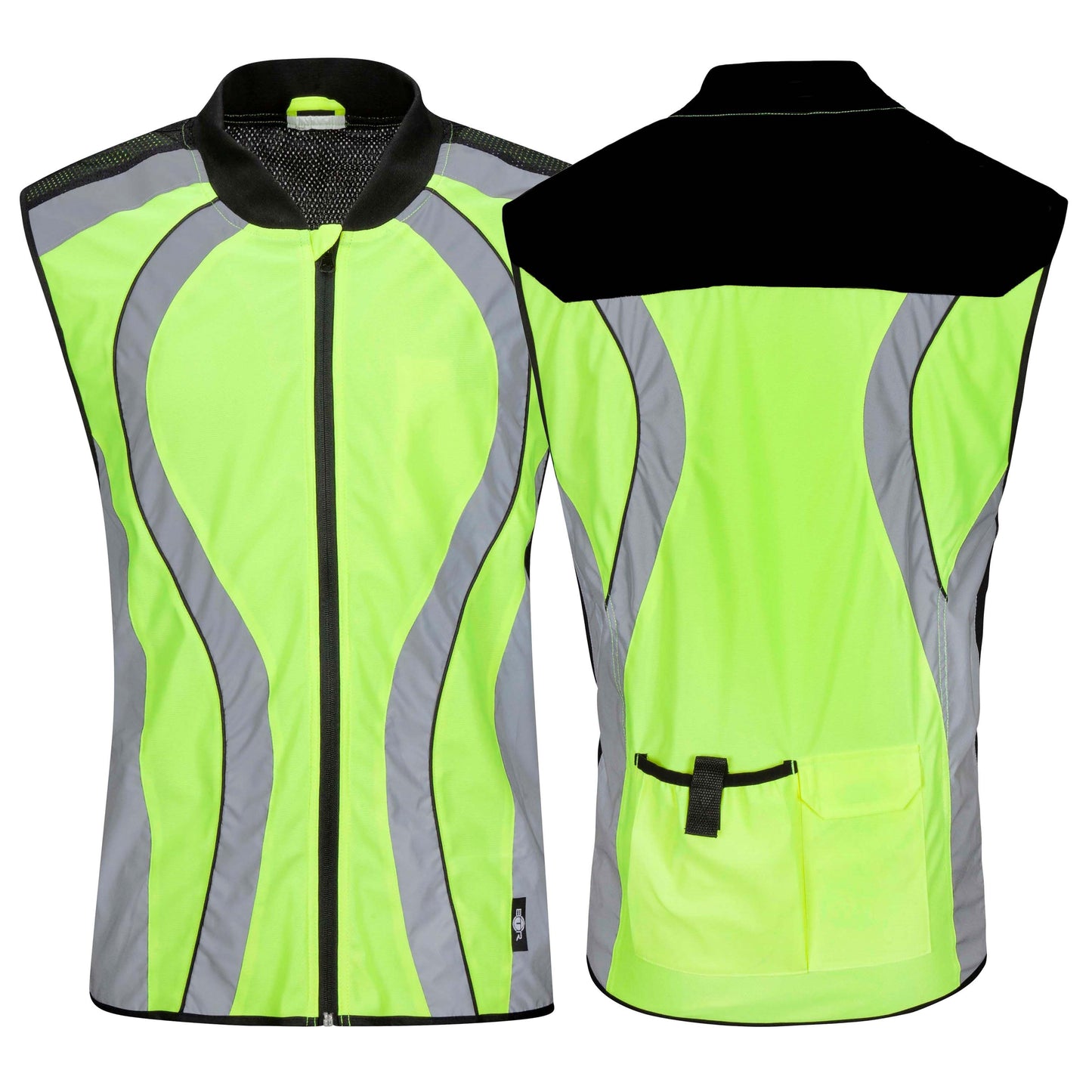 BTR High Visibility & Reflective Cycling, Running, Riding Gilet & Vest