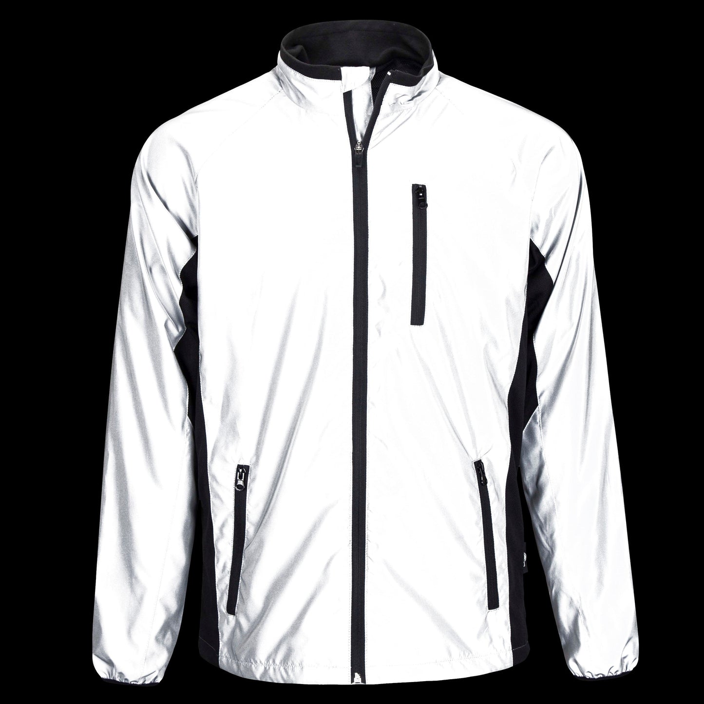 Reflective High Visibility Cycling & Running Jacket | Silver | BTR