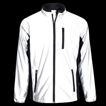Reflective High Visibility Cycling & Running Jacket | Silver | BTR