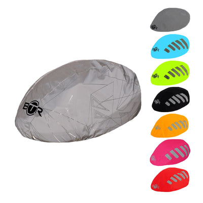 BTR Bicycle High Visibility Waterproof Bike Helmet Cover. High Viz