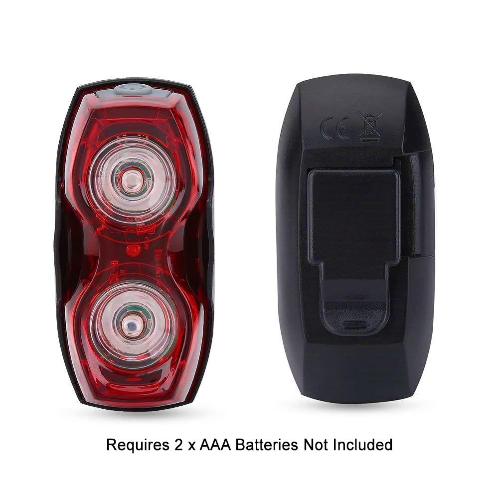 Rear LED Bike Light, 3 Modes, Saddle Post & Bag Clip Mount | BTR