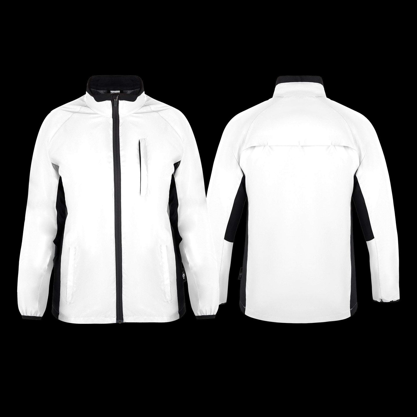 Womens Reflective Running & Cycling Jacket | Silver Hi Vis | BTR