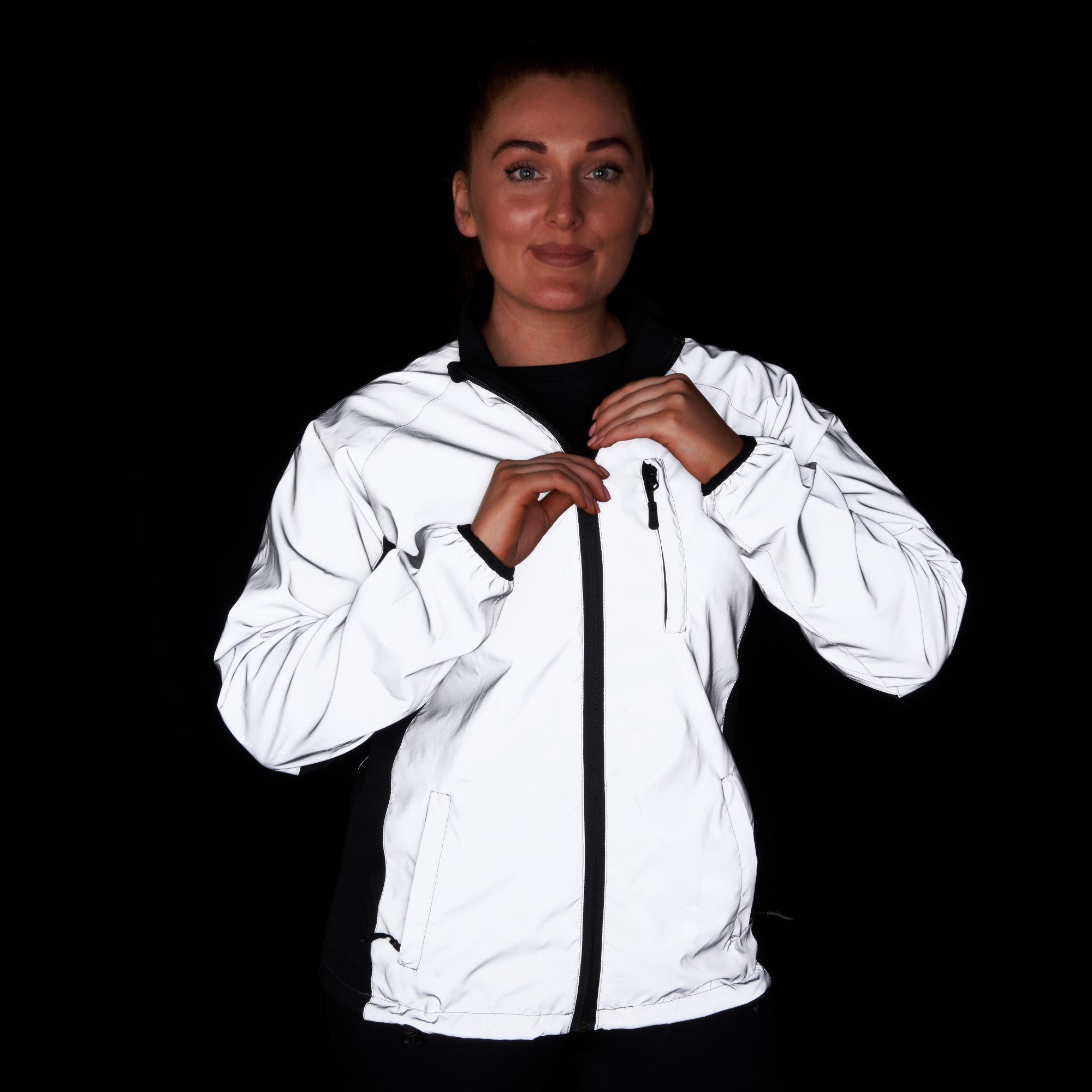 Reflective Running & Cycling Jacket Hi Vis