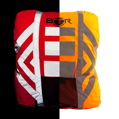 BTR High Visibility Reflective Waterproof Backpack Rucksack Rain Cover