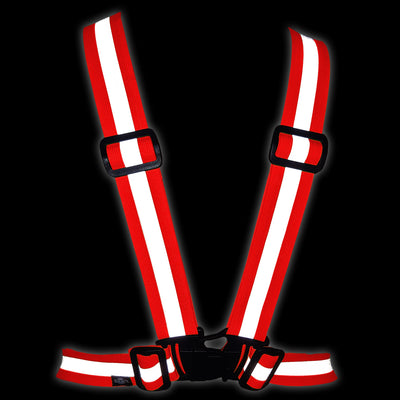 High Visibility Reflective Vest, Sash, for Running & Cycling