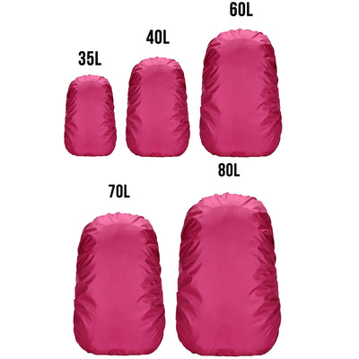 BTR Waterproof Backpack and Rucksack Covers. 35L - 70L - Five Colours