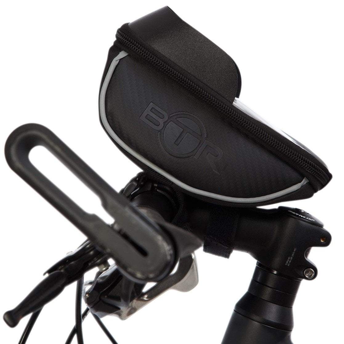 BTR Bike Handlebar Bag with Phone Holder with Sun Visor