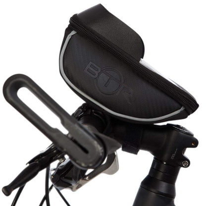 BTR Bike Handlebar Bag with Phone Holder with Sun Visor