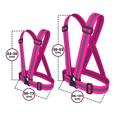 High Visibility Reflective Vest, Sash, for Running & Cycling