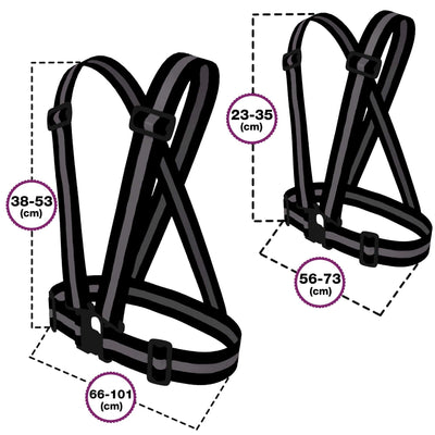 High Visibility Reflective Vest, Sash, for Running & Cycling