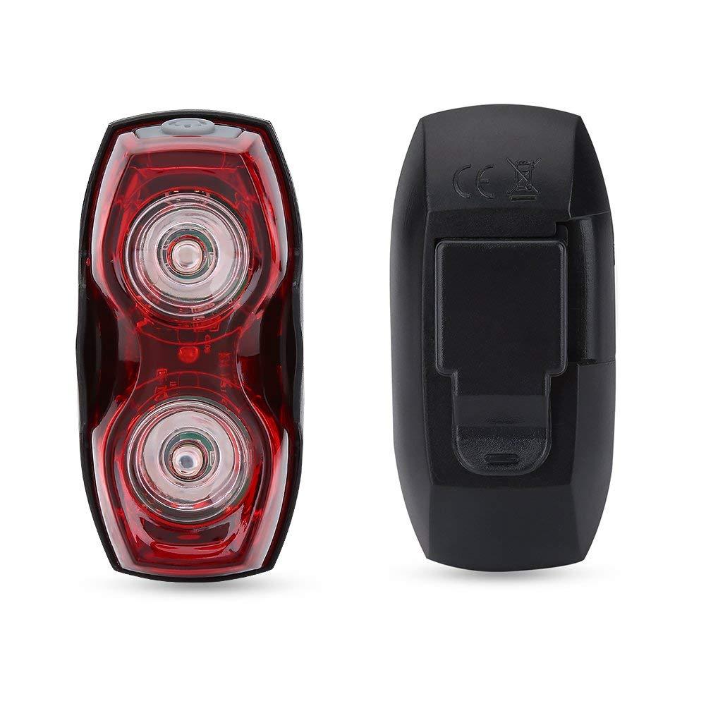 Rear LED Bike Light, 3 Modes, Saddle Post & Bag Clip Mount | BTR