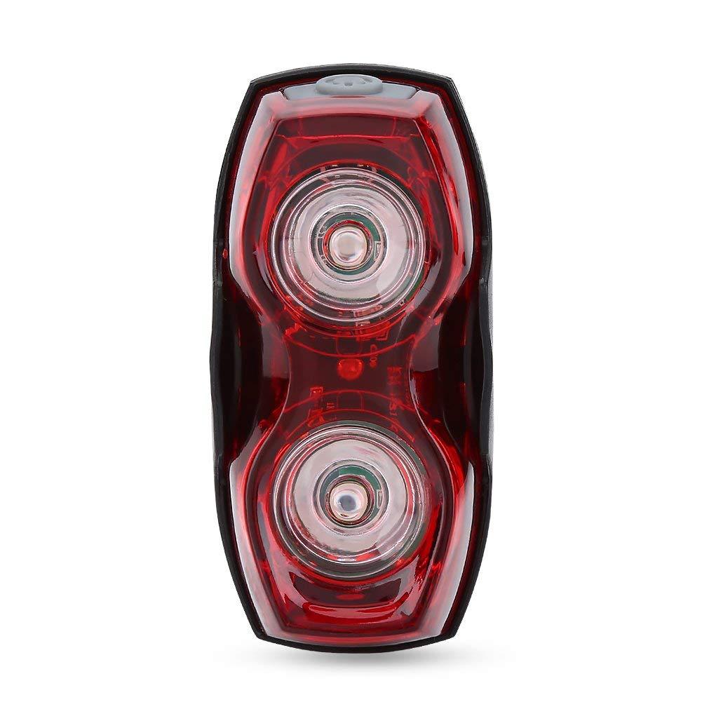 Rear LED Bike Light, 3 Modes, Saddle Post & Bag Clip Mount | BTR