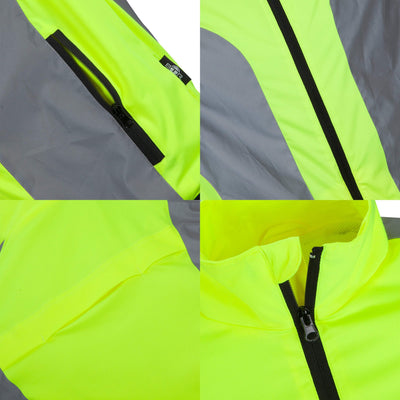 BTR Reflective High Visibility Running & Cycling Vest, Gilet.