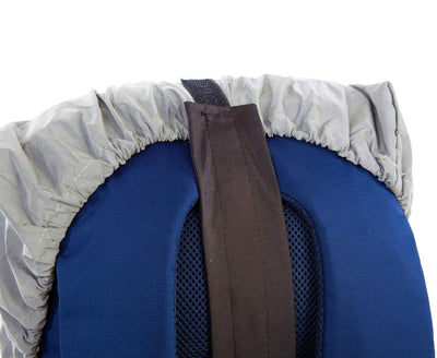 BTR Waterproof High Vis Reflective Backpack Rain Cover with 2 x LED Bicycle Lights