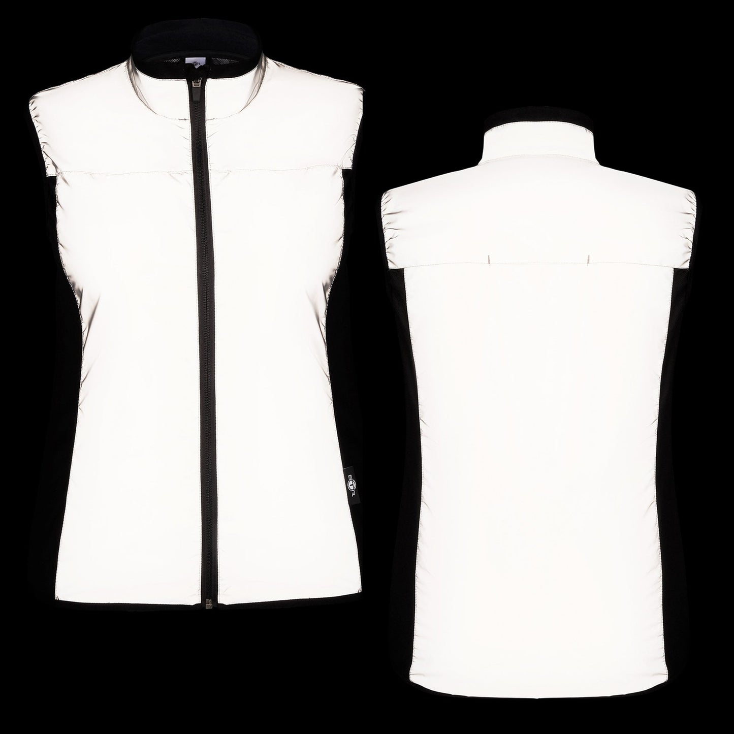 BTR Womens Reflective Cycling & Running High Vis Gilet, Vest (Classic)