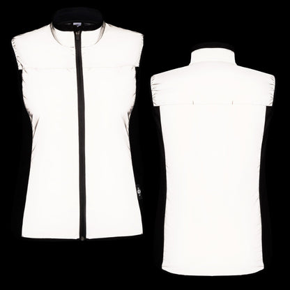 BTR Womens Reflective Cycling & Running High Vis Gilet, Vest (Classic)