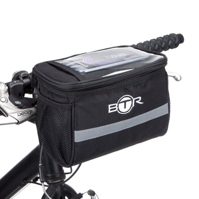 BTR Handlebar Bicycle Bag With Bike Mobile Phone Holder