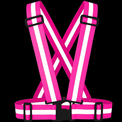 BTR Cycling & Running High Vis Reflective Fluorescent Vests, Sashes