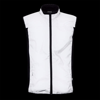 BTR Be Totally Reflective High Vis Cycling & Running Vest, Gilet 2-P (2 Side Pockets)
