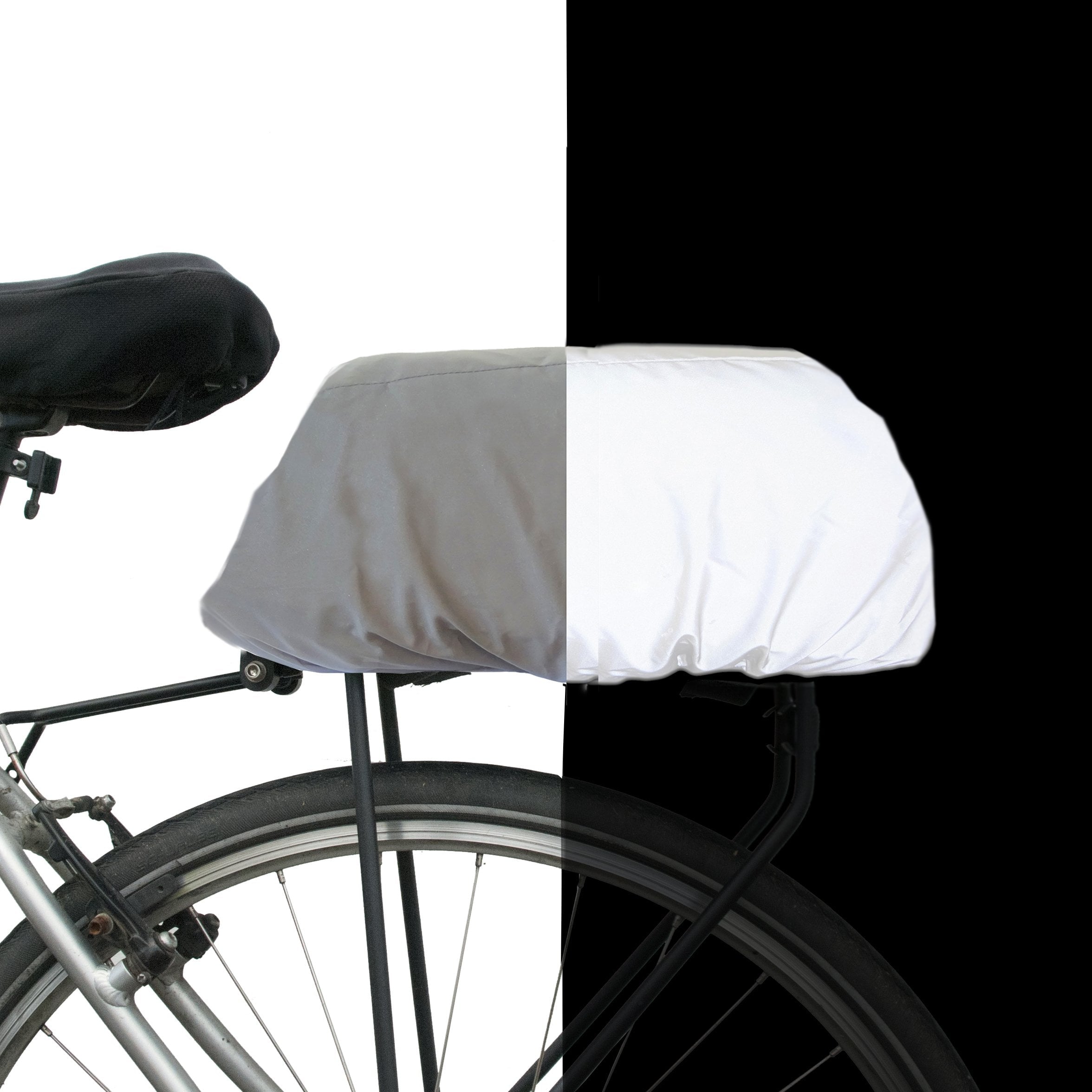 High Visibility Reflective Rear Rack Bicycle Bag Cover