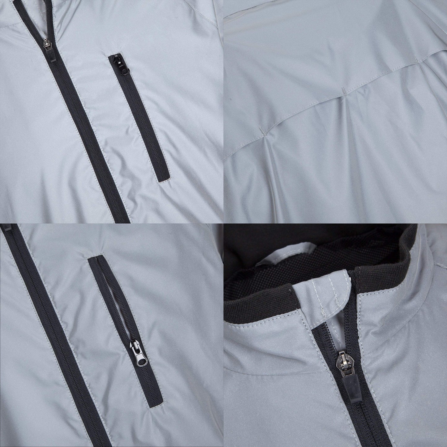 Womens Reflective Running & Cycling Jacket | Silver Hi Vis | BTR