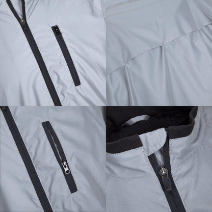 Womens Reflective Running & Cycling Jacket | Silver Hi Vis | BTR
