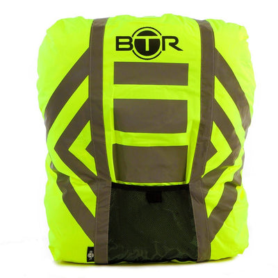 Waterproof High Vis Fluorescent Yellow Reflective rucksack cover