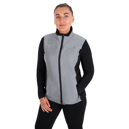 BTR Womens Reflective Cycling & Running High Vis Gilet, Vest