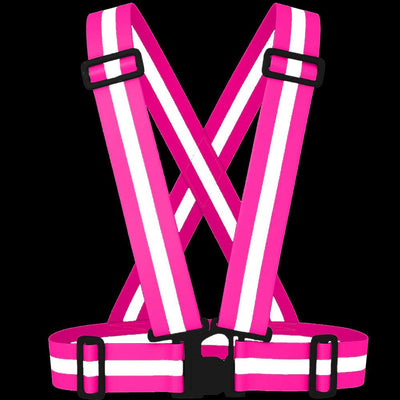 High Visibility Reflective Vest, Sash, for Running & Cycling