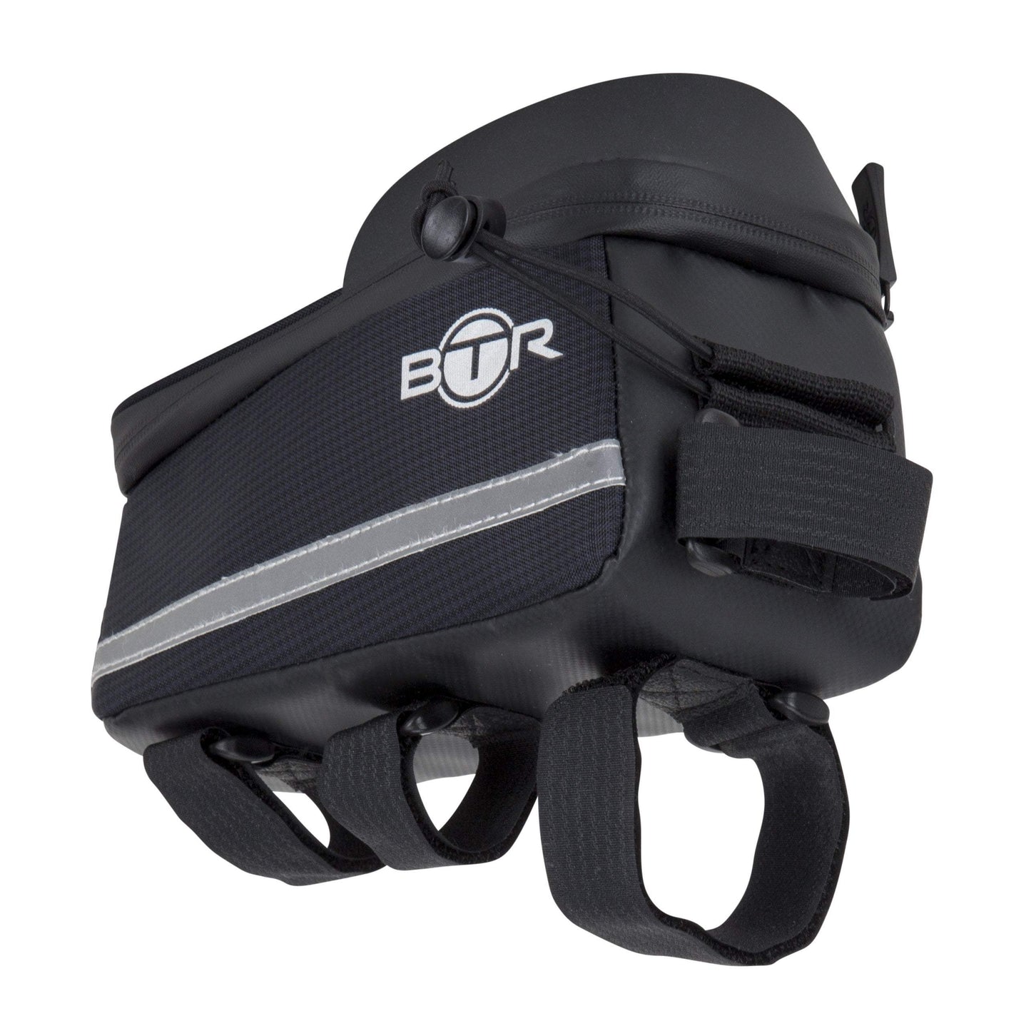 BTR Bike Top Tube Bag with Phone Holder - Waterproof Crossbar Frame Bag