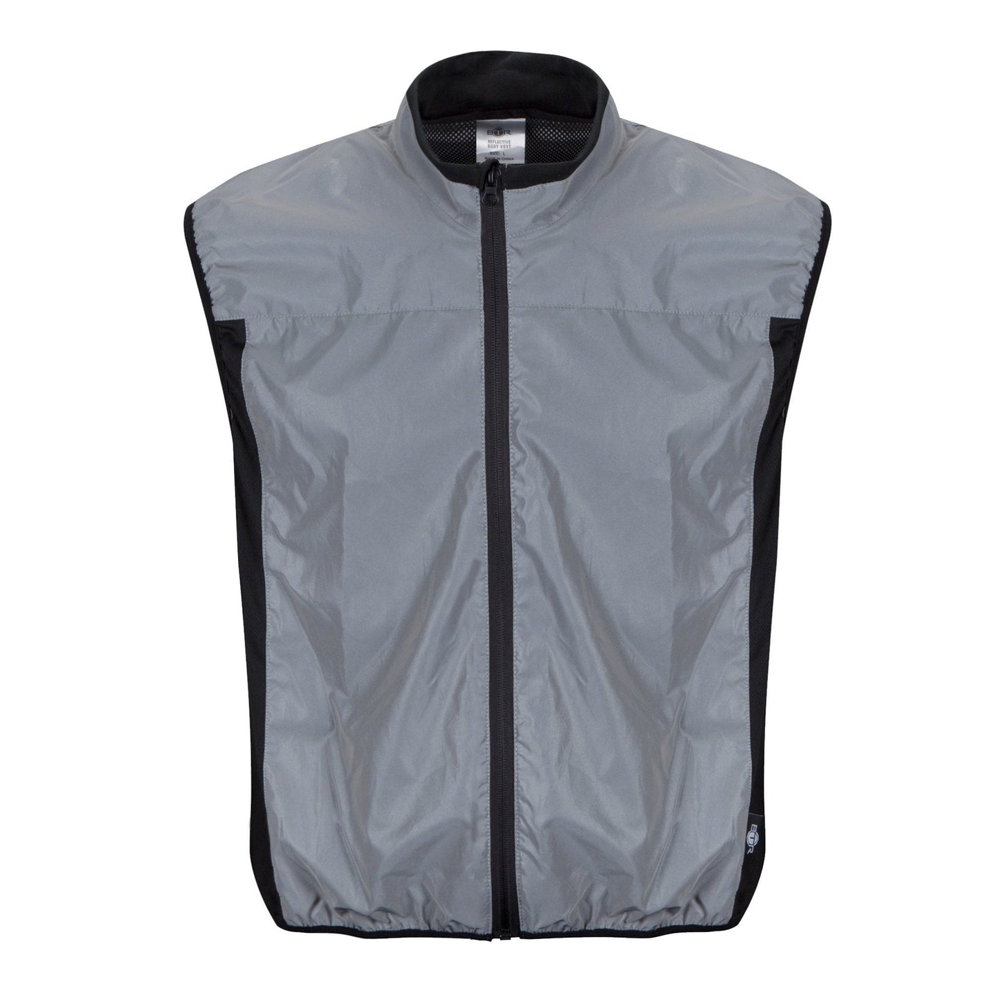 BTR Reflective Running & Cycling Gilet & Vest | Silver Hi Vis | 360° Visibility