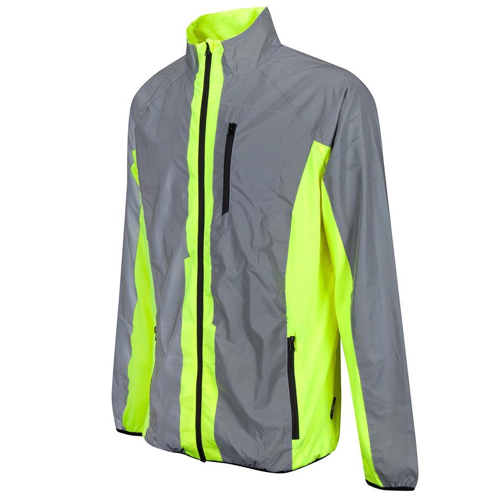 BTR Cycling & Running High Vis Reflective Jacket Side on image