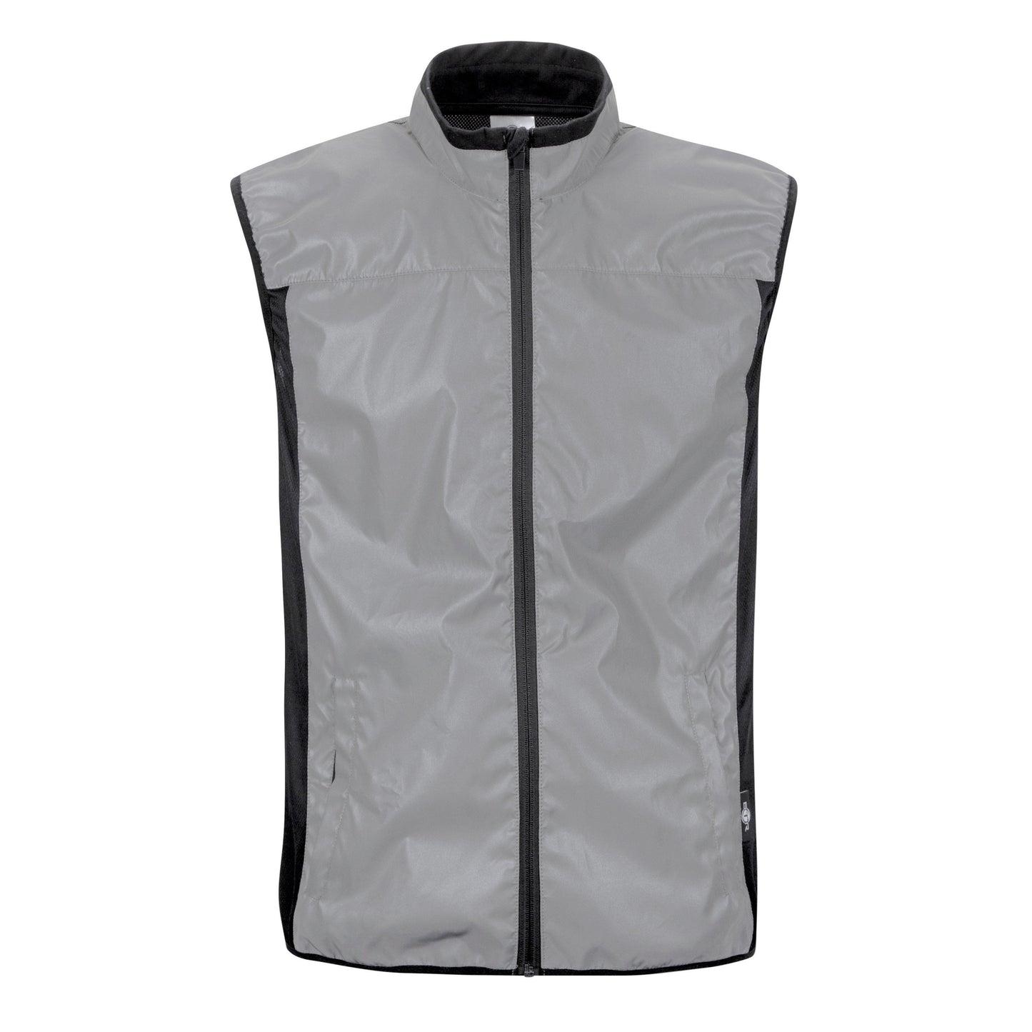 BTR Reflective Cycling & Running Gilet & Vest 3-P - 3 Pockets (2 Side & 1 Rear Pocket)